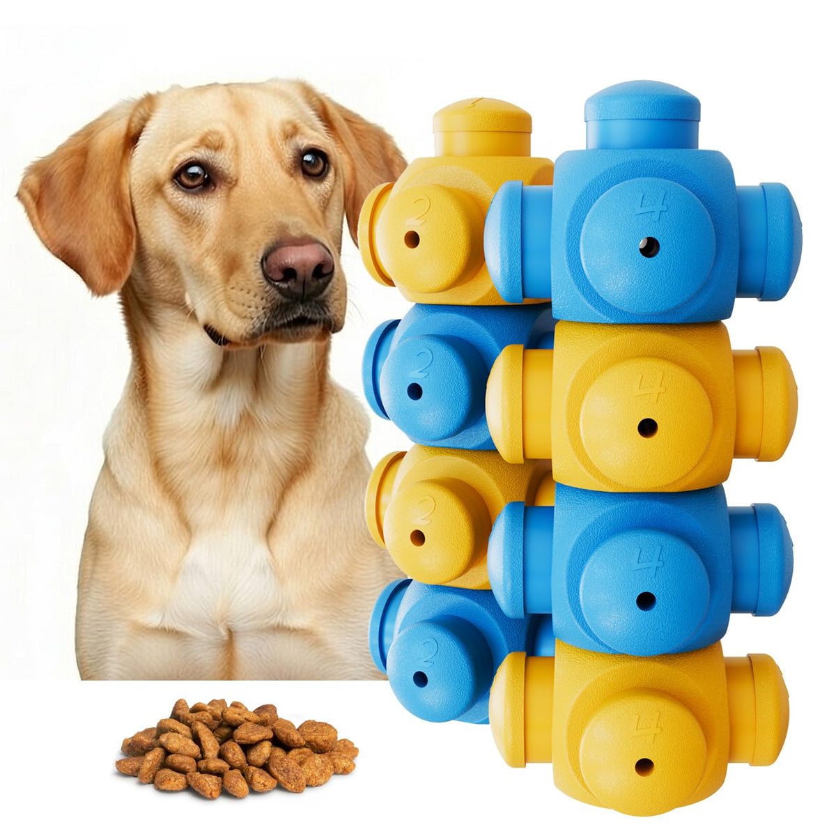 Interactive Dog Puzzle Toy With Treat Dispenser