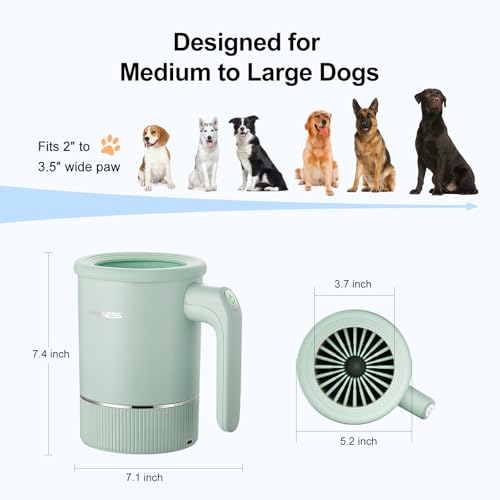 Automatic Dog Paw Cleaner for Small & Medium Dogs