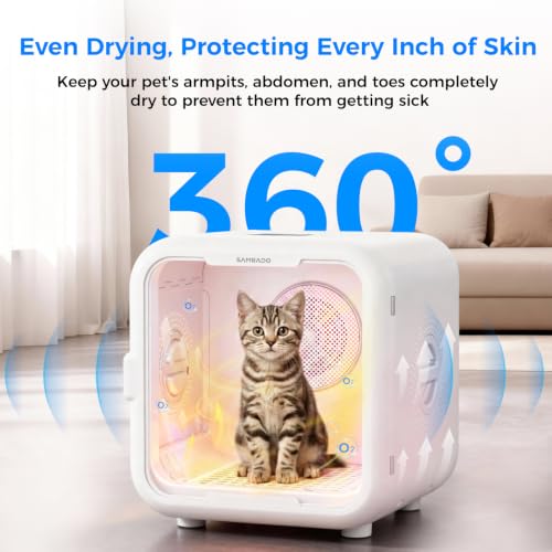 Quiet Pet Dryer Box With App Control & 6 Modes