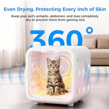 Quiet Pet Dryer Box With App Control & 6 Modes