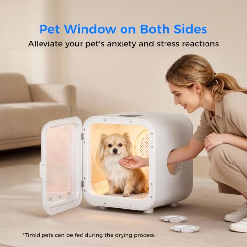 Quiet Pet Dryer Box With App Control & 6 Modes