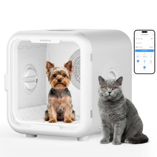 Quiet Pet Dryer Box With App Control & 6 Modes