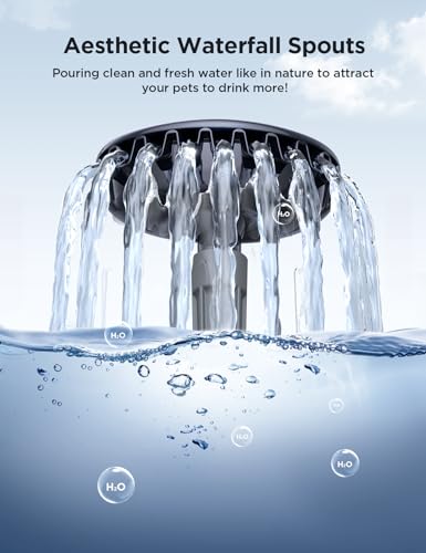 7L Large Dog Water Fountain With Fresh Flow
