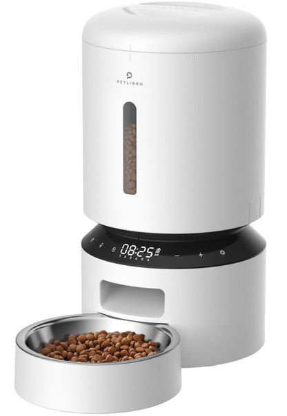 5L Automatic Cat Feeder With Dual Steel Bowls