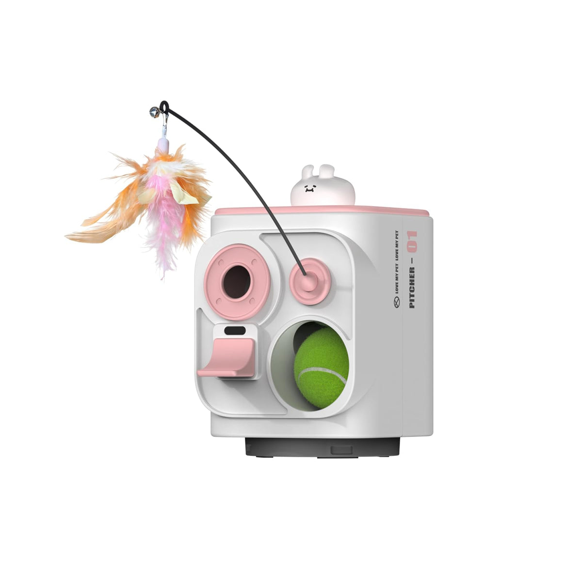 3-in-1 Interactive Pet Toy With Treat Dispenser