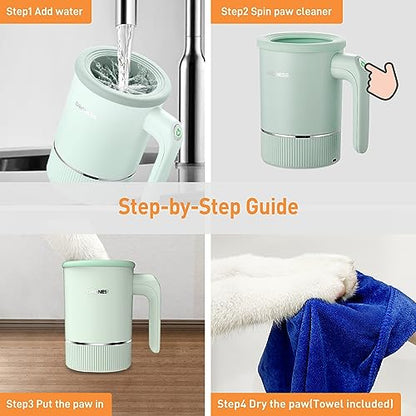 Automatic Dog Paw Cleaner for Small & Medium Dogs