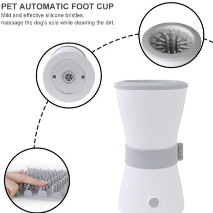 Automatic Dog Paw Cleaner With Soft Silicone Brush