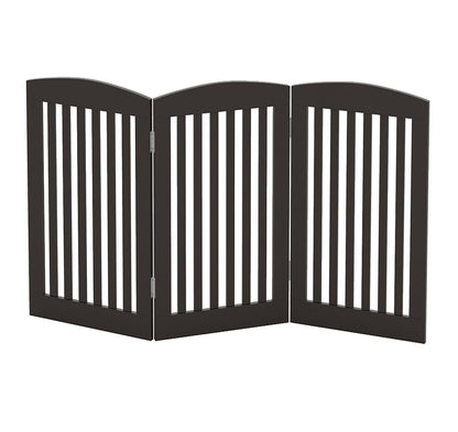Wooden Freestanding Foldable Dog Gate