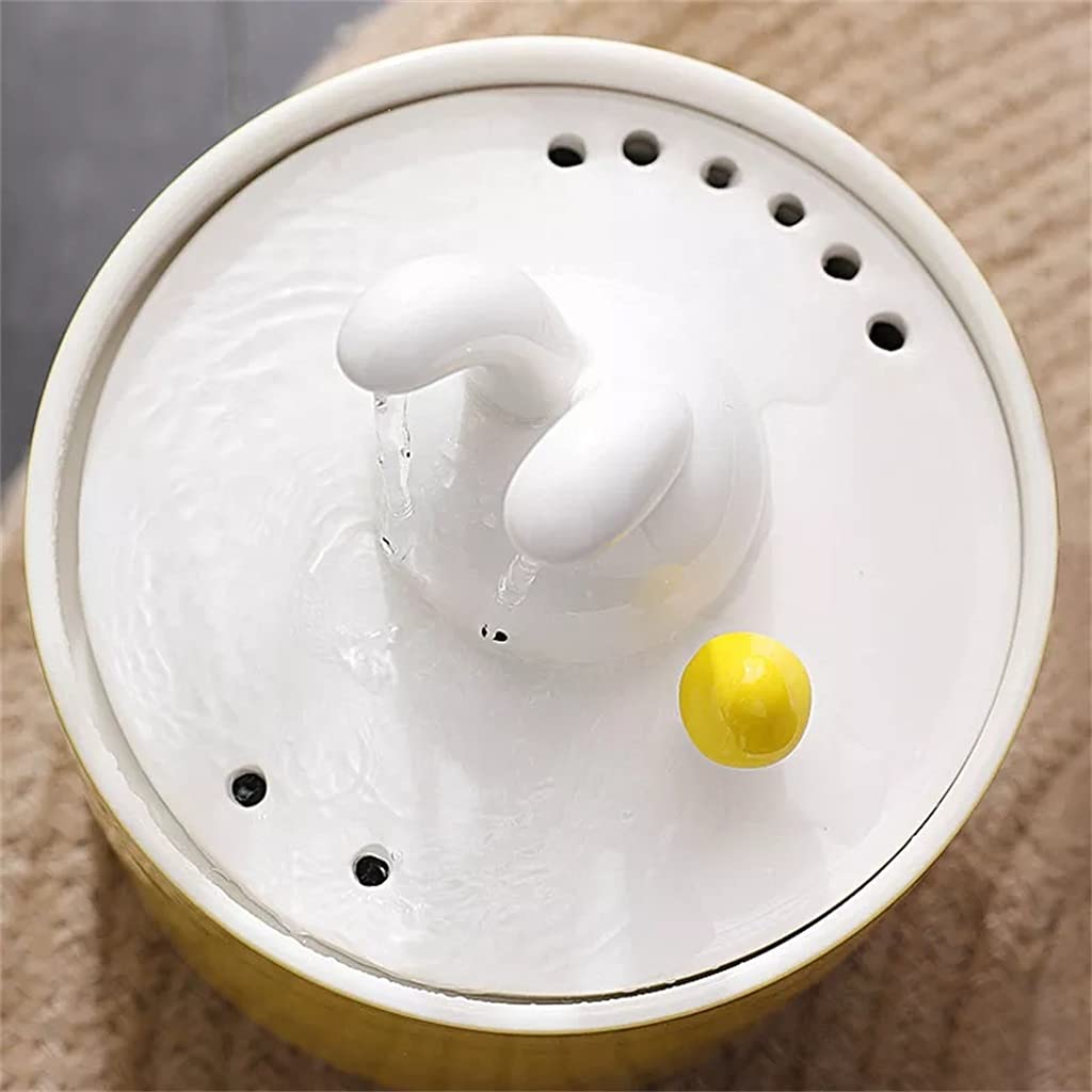 Ceramic Pet Water Fountain With 5-Stage Filtration