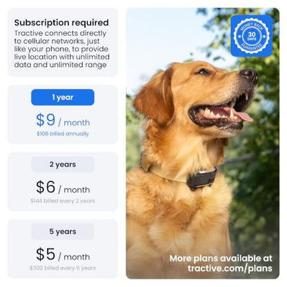 XL Smart Dog GPS Tracker With Virtual Fence