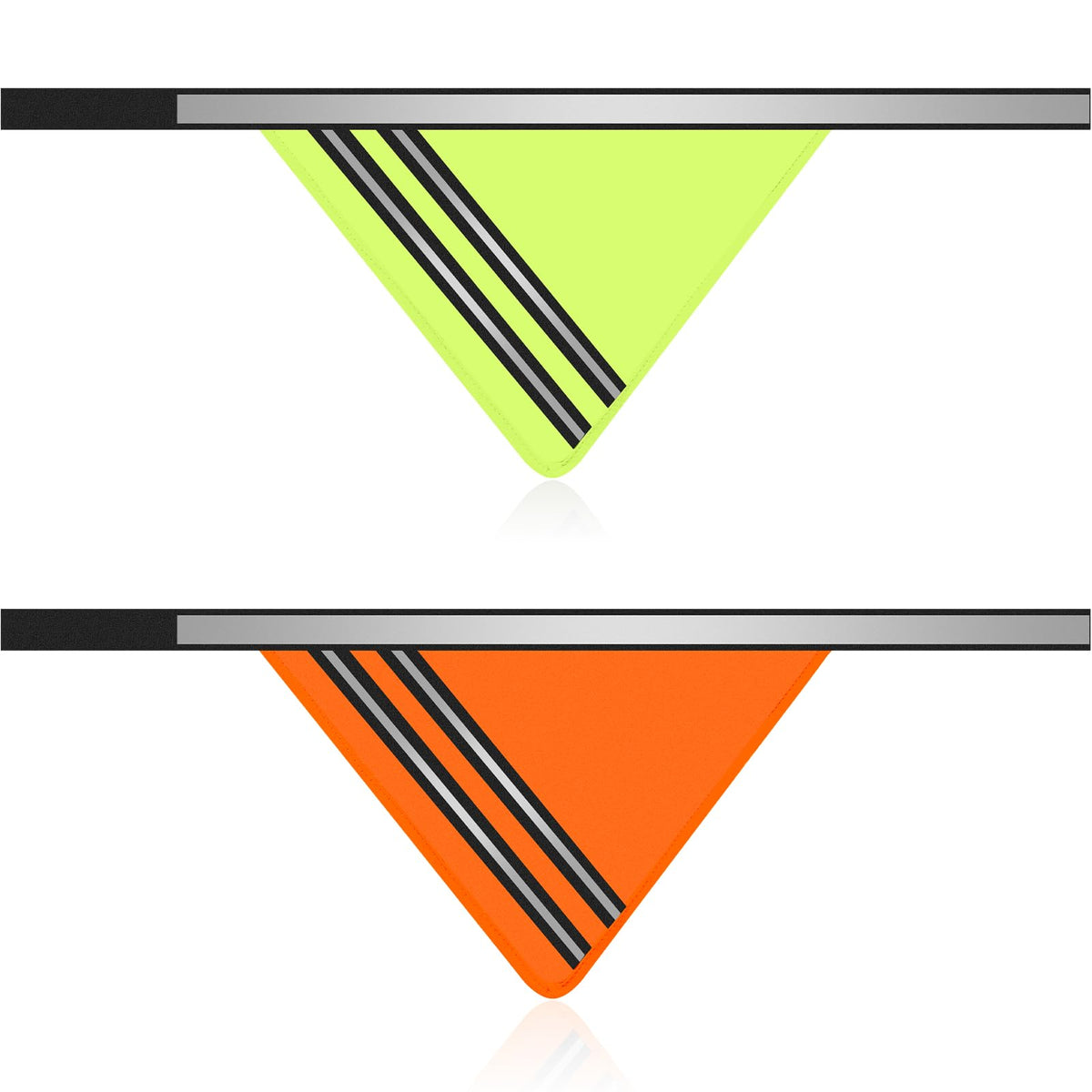 High-Visibility Reflective Dog Bandanas – 2 Pack