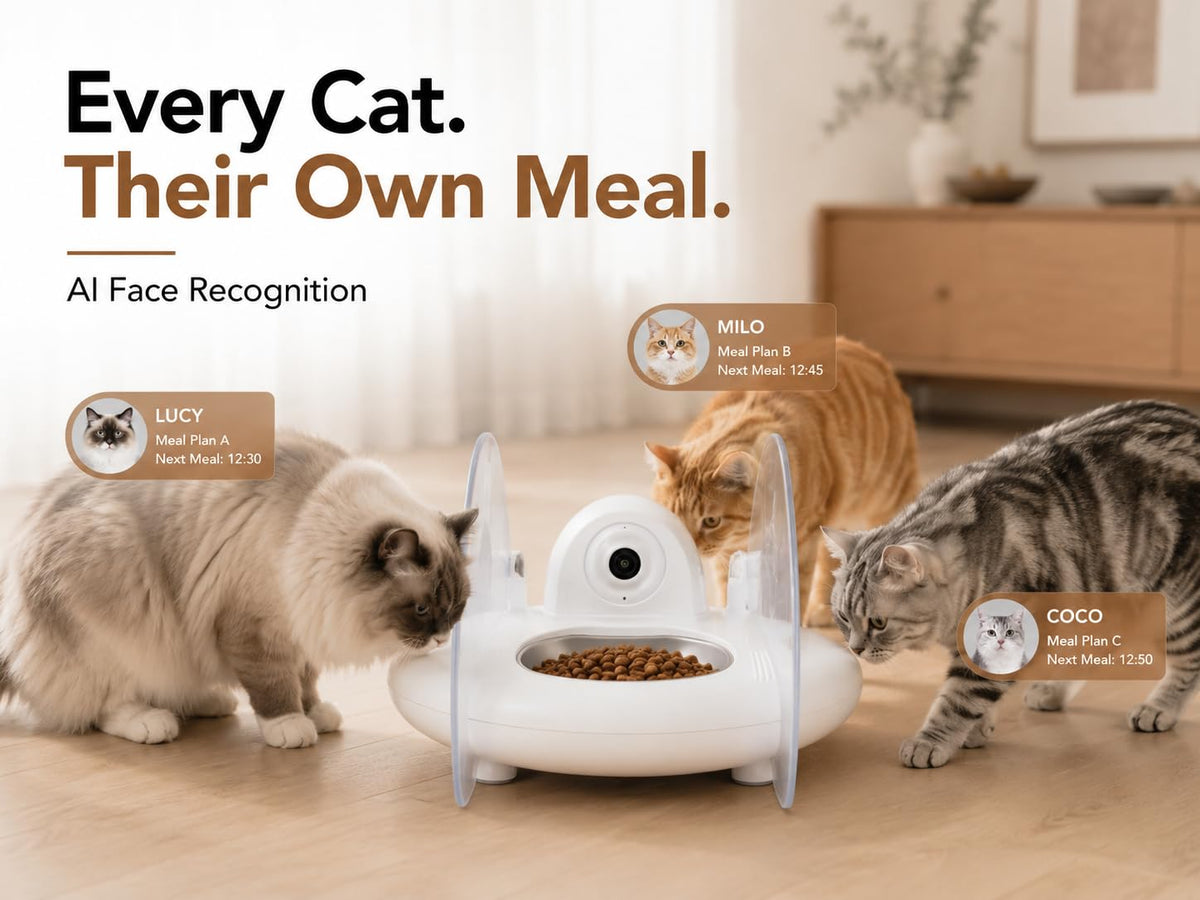 AI Smart Cat Feeder With Face Recognition