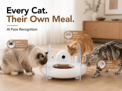 AI Smart Cat Feeder With Face Recognition
