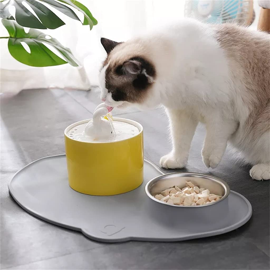 Ceramic Pet Water Fountain With 5-Stage Filtration