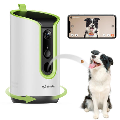 Pet Camera With Remote Treat Dispenser