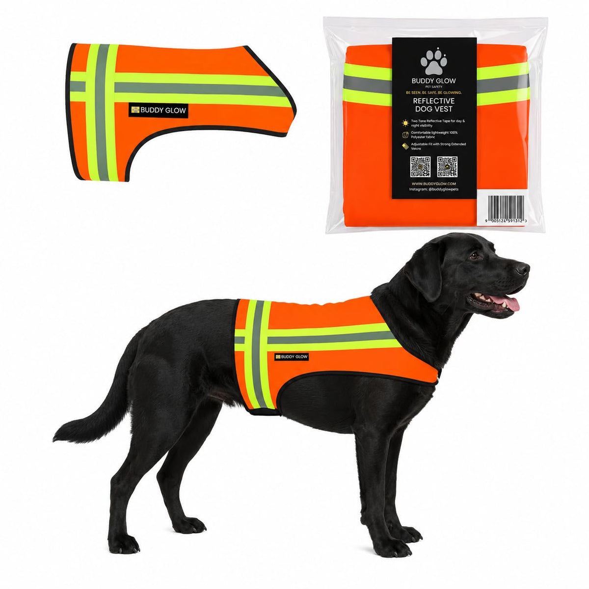 High-Visibility Reflective Dog Safety Vest