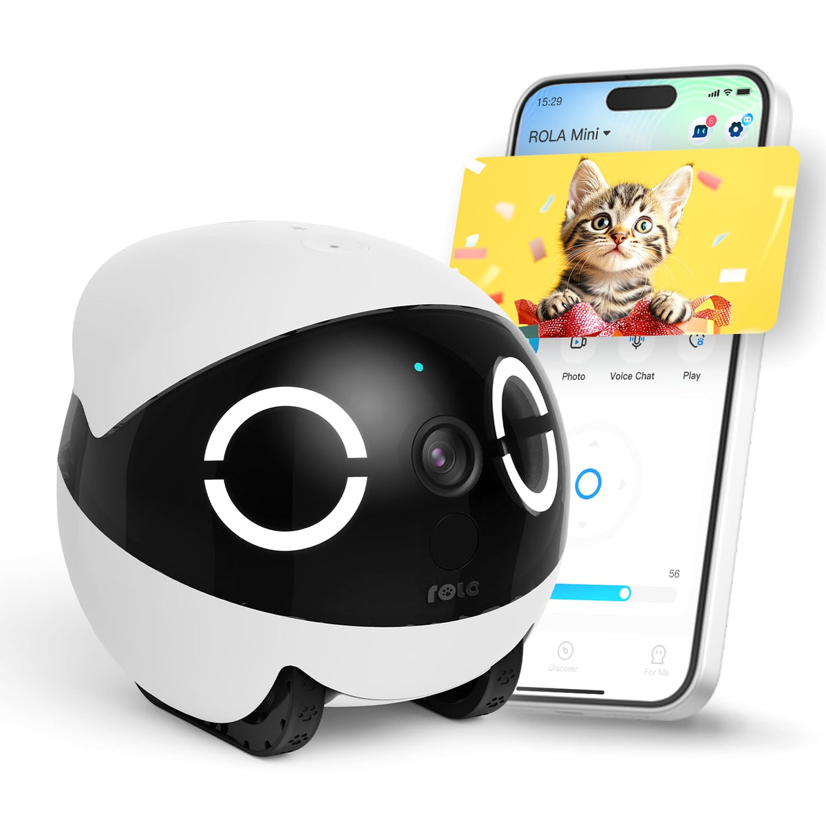 EBO ROLA Mini 2K Mobile Pet Camera Robot