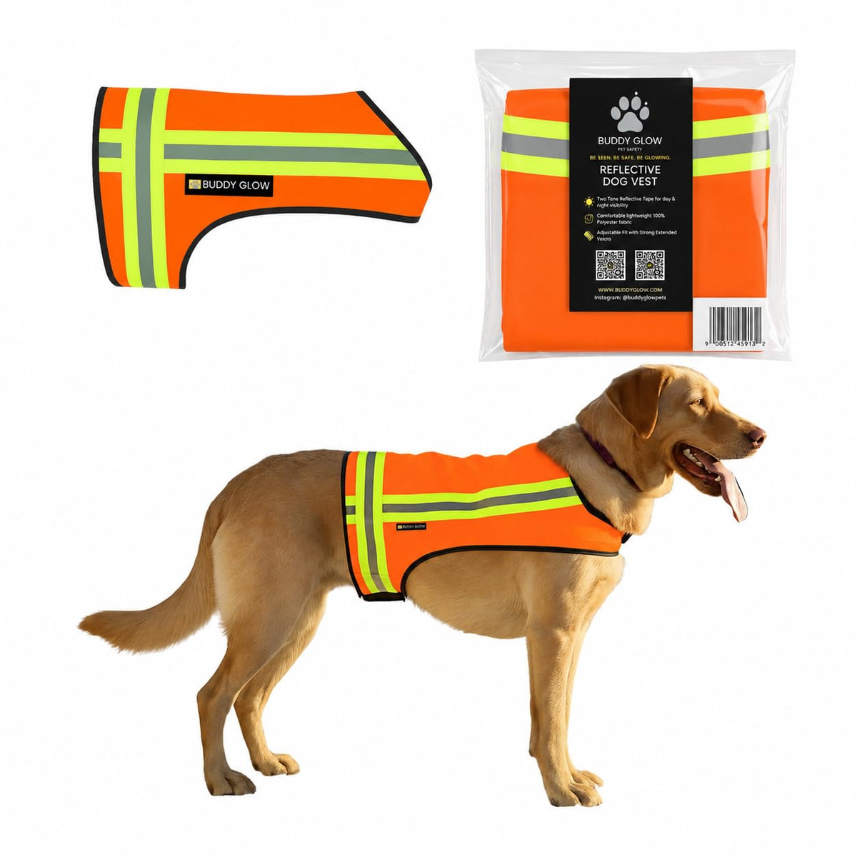 High-Visibility Reflective Dog Safety Vest