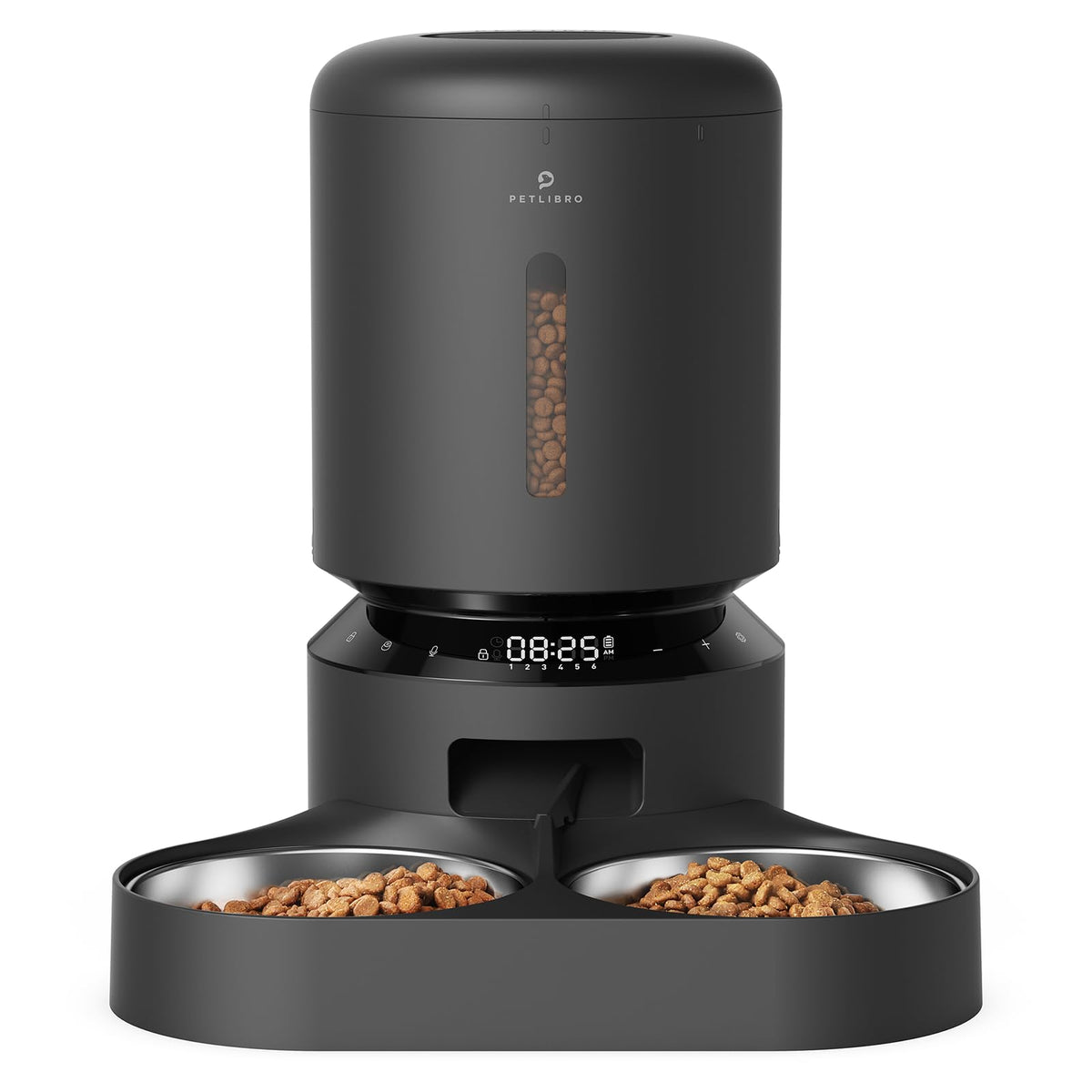 5L Automatic Cat Feeder With Dual Steel Bowls