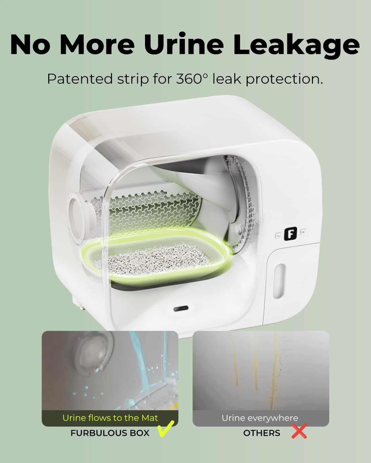 Self-Cleaning Litter Box With Auto Waste Packing