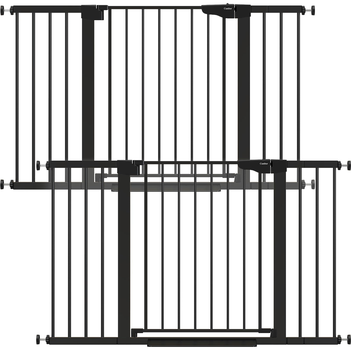 Extra Wide Dog Gate for Stairs – 2 Pack