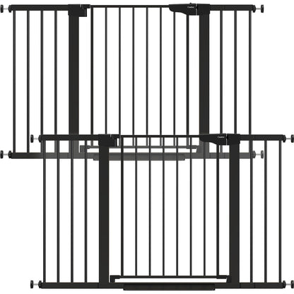 Extra Wide Dog Gate for Stairs – 2 Pack