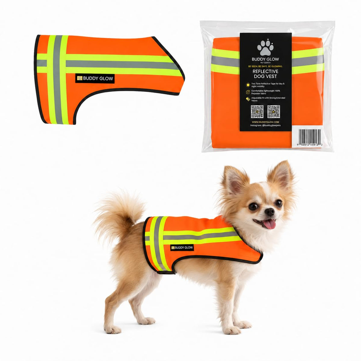High-Visibility Reflective Dog Safety Vest