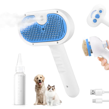 Pet Steam Brush for Dogs & Cats