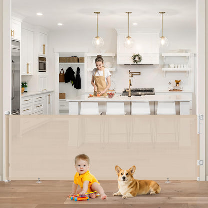 Retractable Mesh Dog Gate for Stairs & Doorways