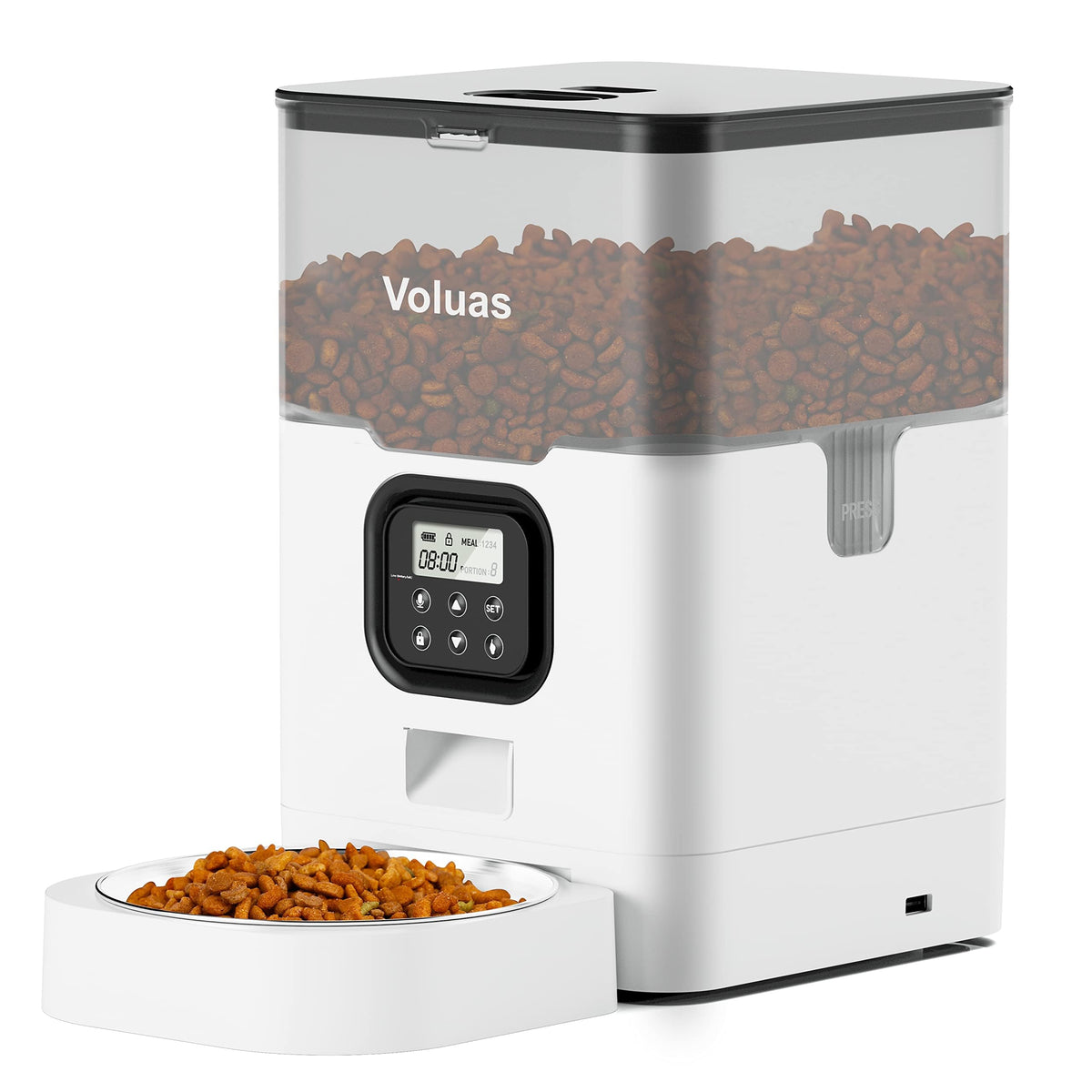 Automatic Pet Feeder With Timed Meal Scheduling