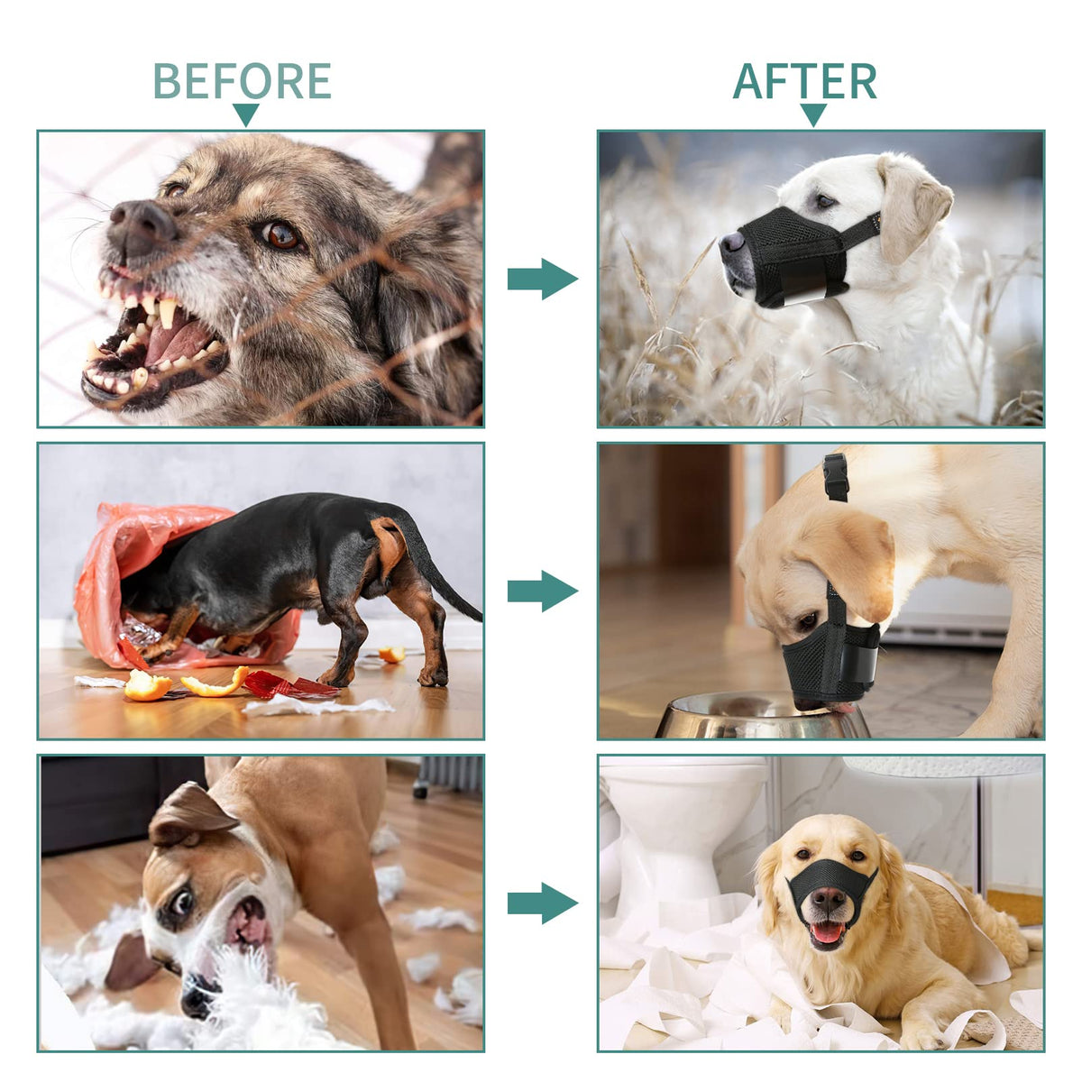 Soft Breathable Mesh Dog Muzzle