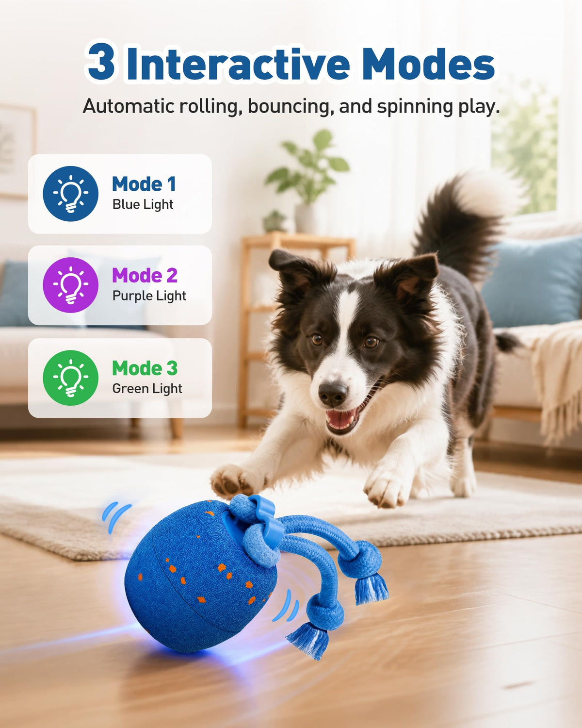 Smart Interactive Dog Ball With Automatic Motion