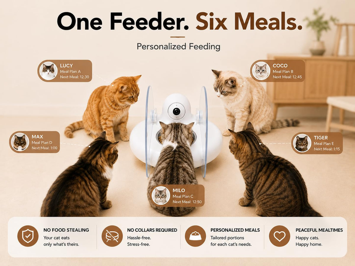 AI Smart Cat Feeder With Face Recognition
