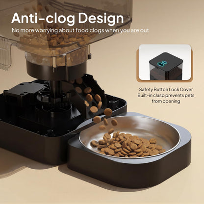 Automatic Pet Feeder With Timed Meal Scheduling