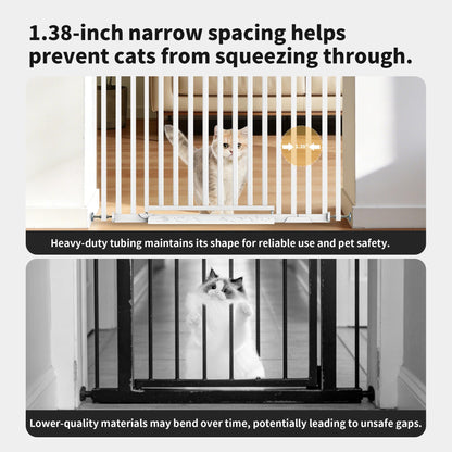 Extra Tall Cat Gate With No-Drill Installation