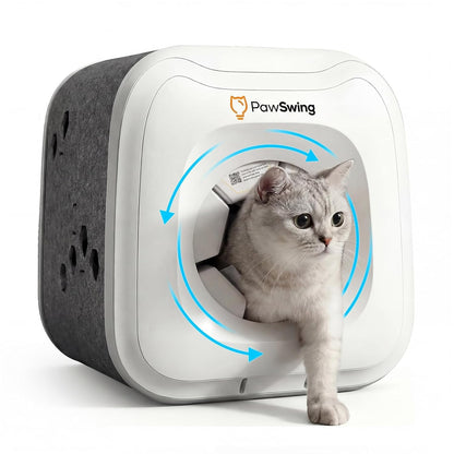 Cat Self-Grooming House With Tongue-Inspired Brush