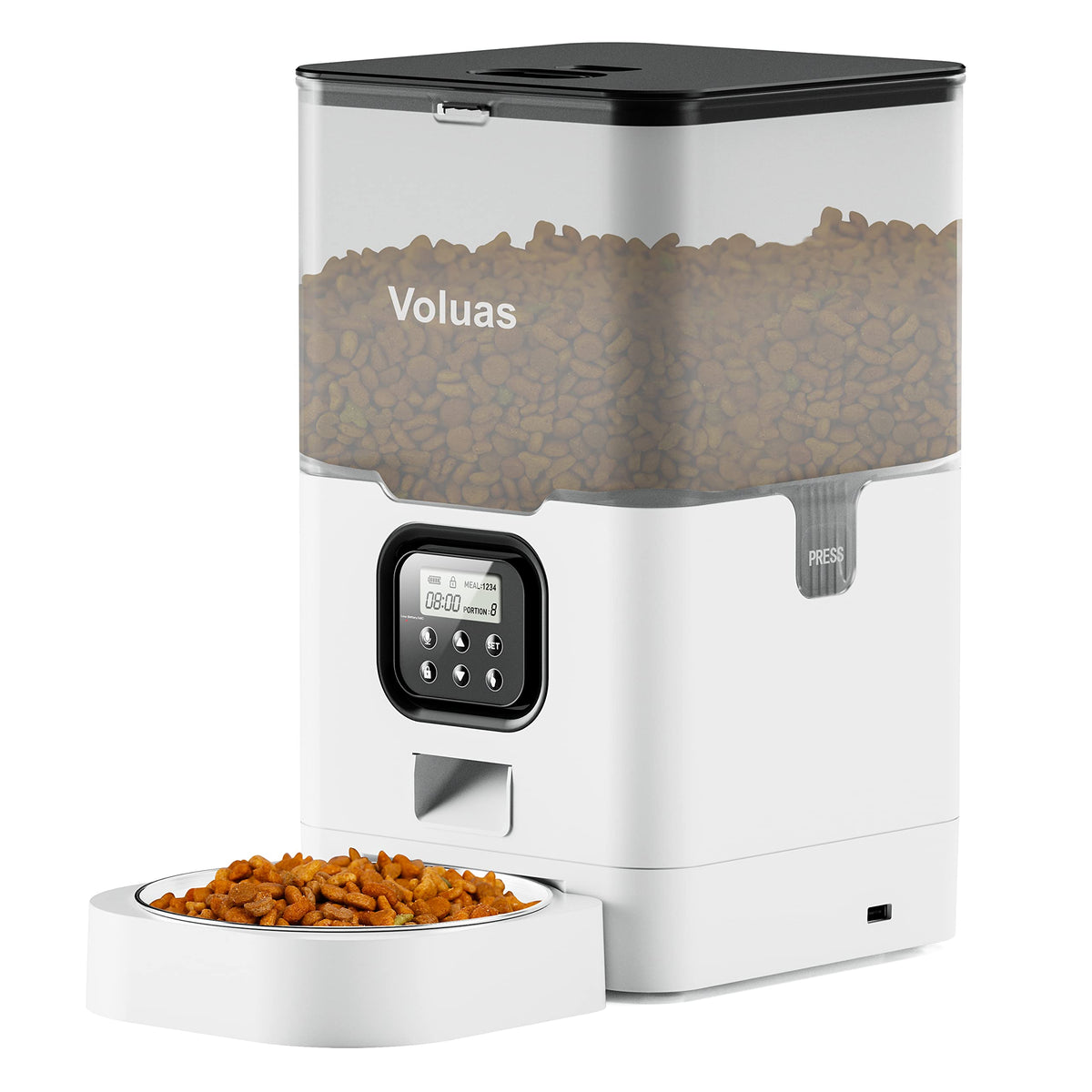 Automatic Pet Feeder With Timed Meal Scheduling