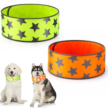 High-Visibility Reflective Dog Collars – 2 Pack