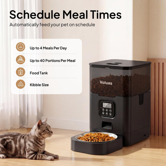 Automatic Pet Feeder With Timed Meal Scheduling