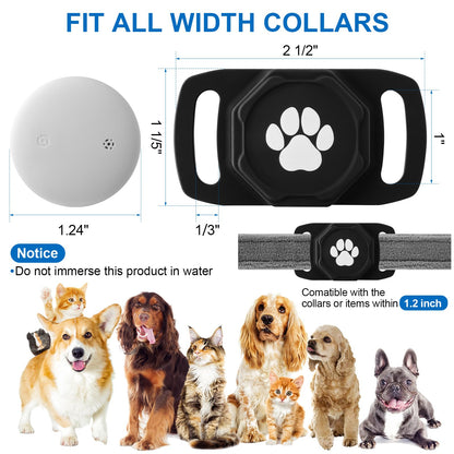 Smart Pet Tracker With Collar Holder