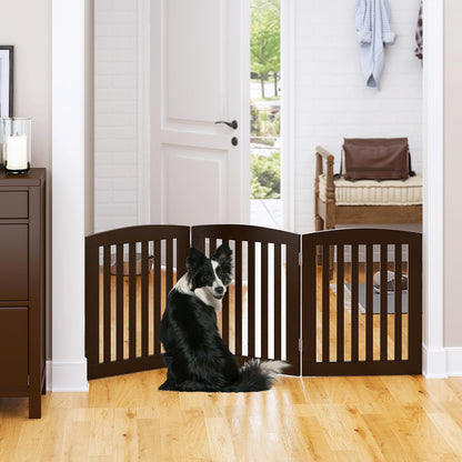 Wooden Freestanding Foldable Dog Gate