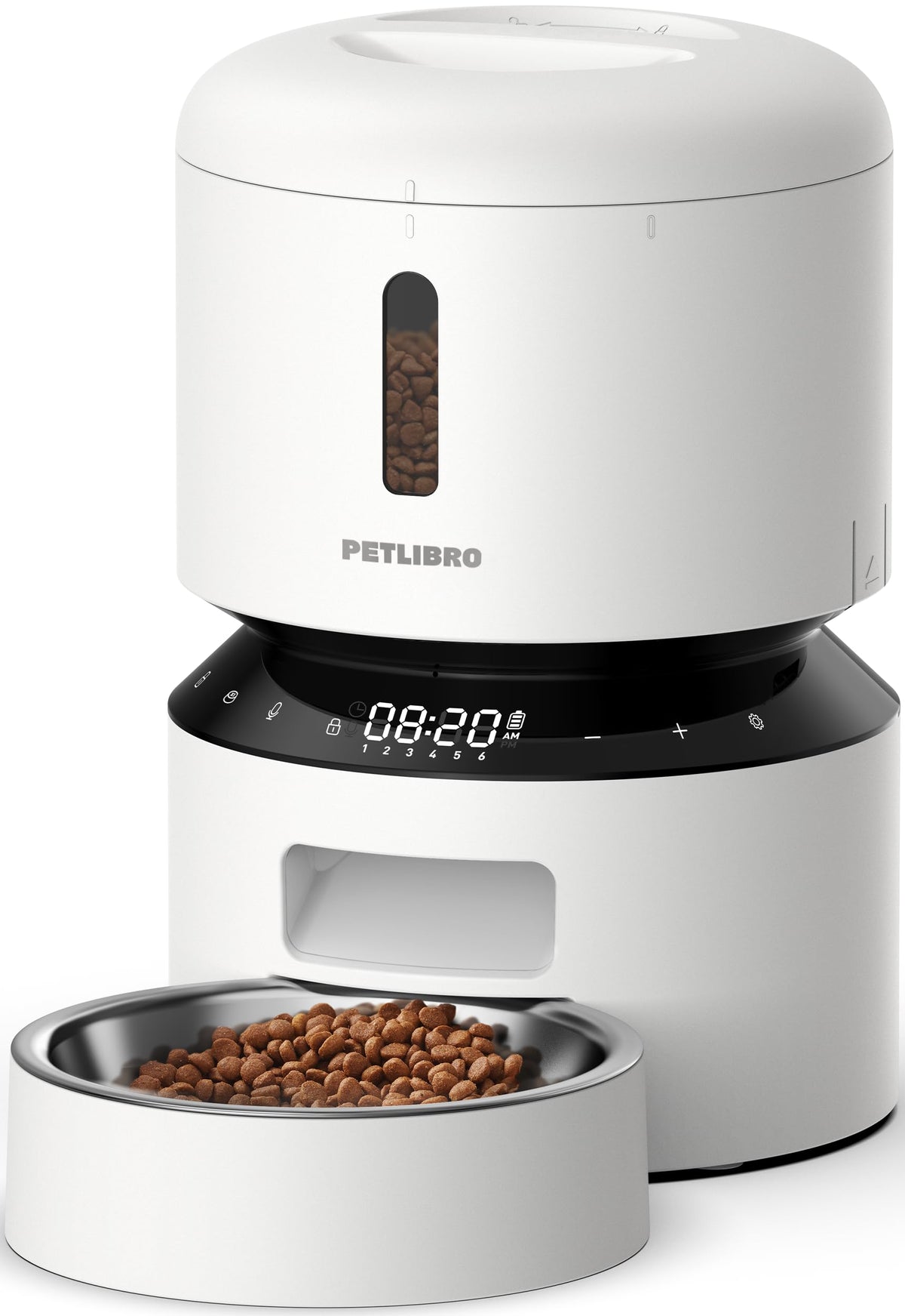 Automatic Pet Feeder With Scheduled Meal Dispensing