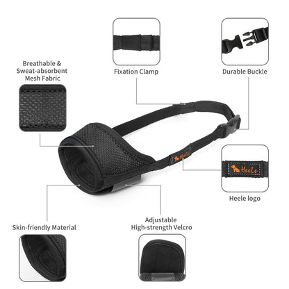 Soft Breathable Mesh Dog Muzzle
