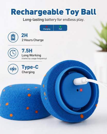 Smart Interactive Dog Ball With Automatic Motion