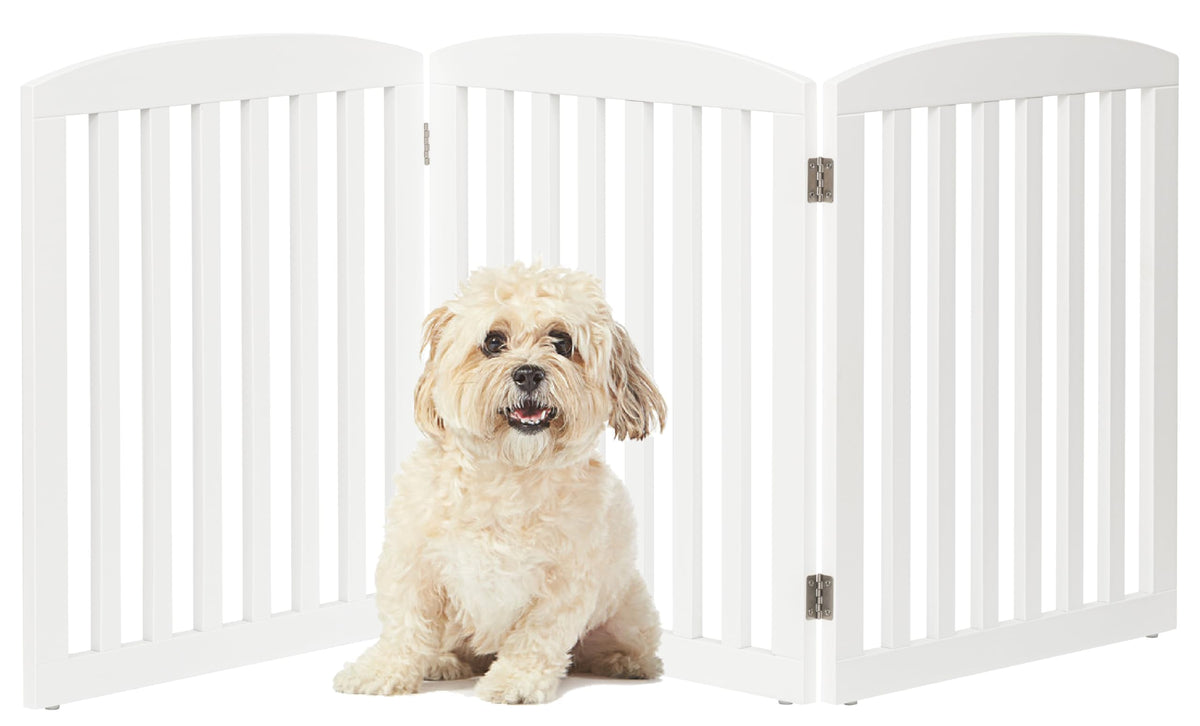 Wooden Freestanding Foldable Dog Gate