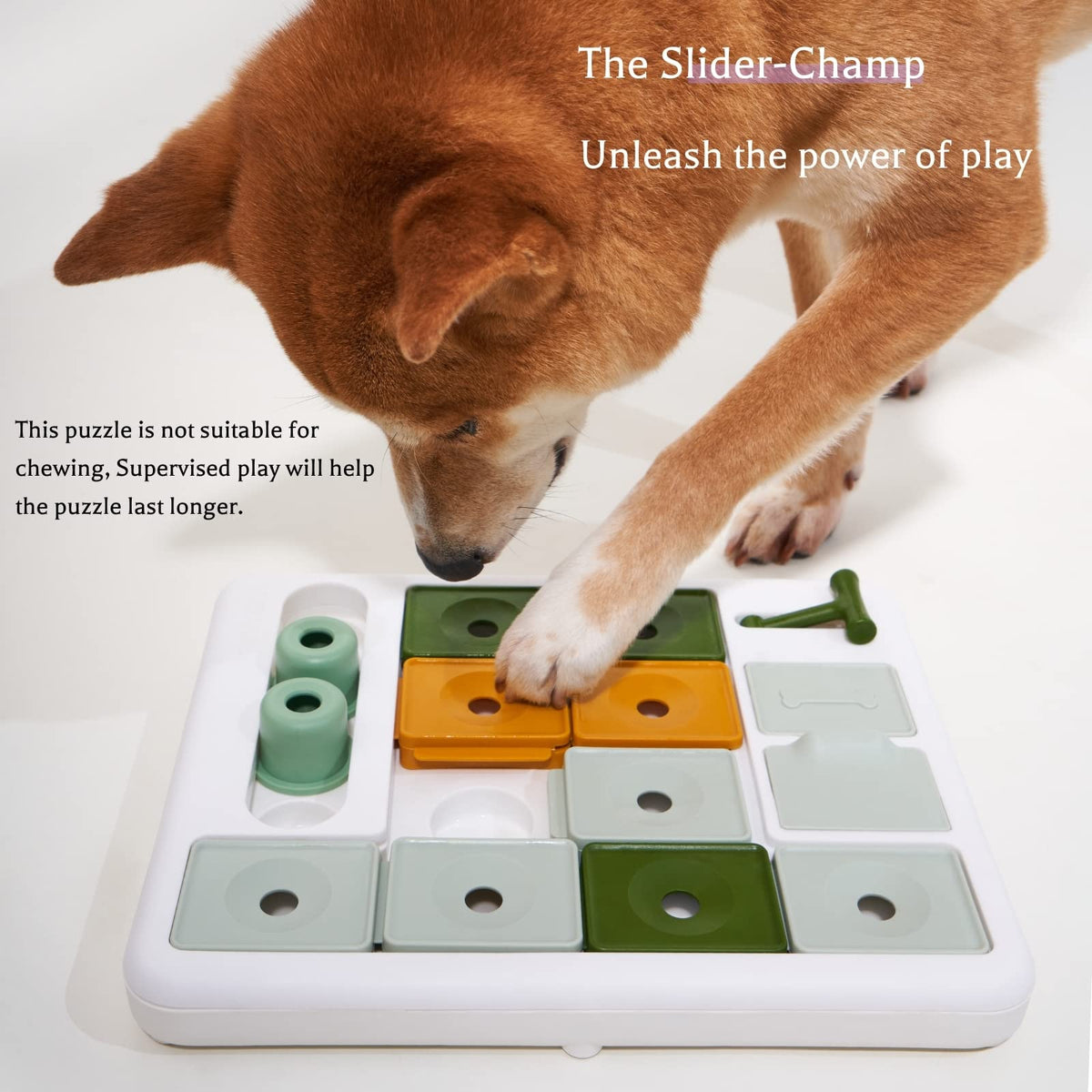 3-Level Dog Puzzle Toy for Mental Stimulation
