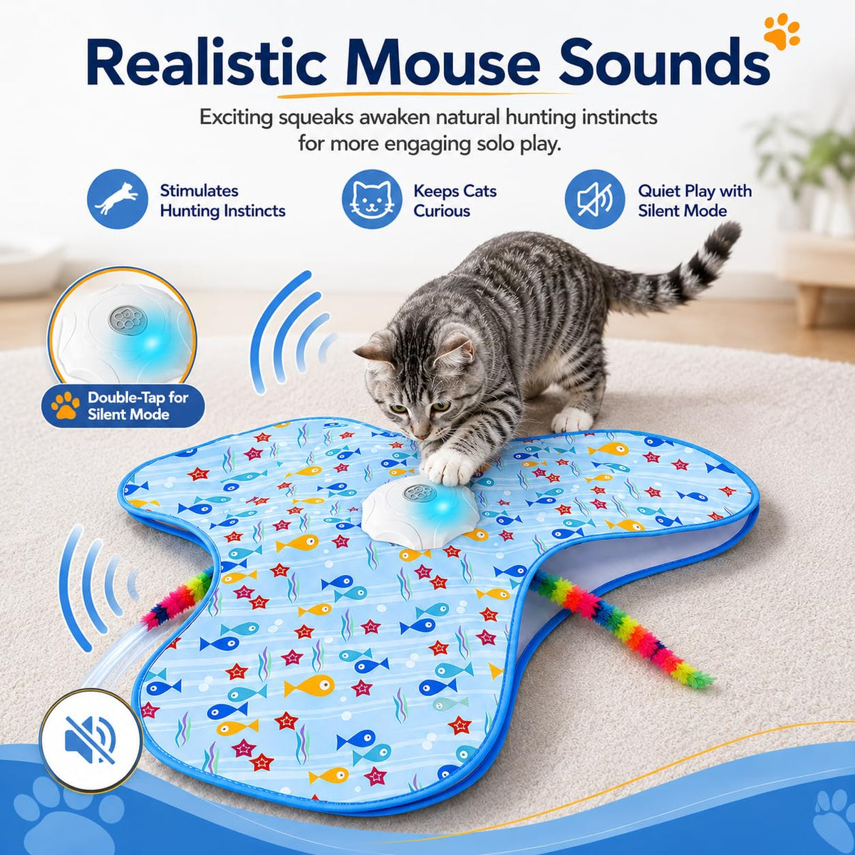 Interactive Cat Toys for Indoor Play & Enrichment