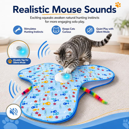 Interactive Cat Toys for Indoor Play & Enrichment