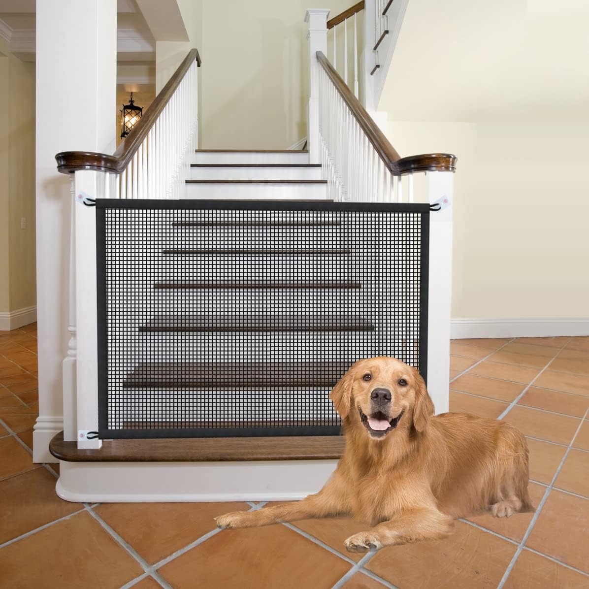 Mesh Dog Gate for Stairs & Doorways
