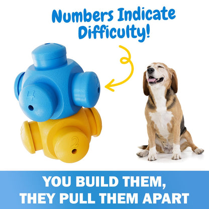 Interactive Dog Puzzle Toy With Treat Dispenser